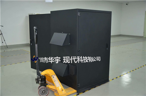 我司21號(hào)發(fā)貨浙江，為浙江某公司提供定制款恒溫恒濕戶外投影儀安裝柜(圖1)