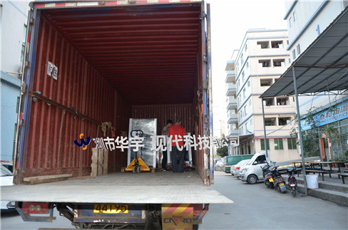我司21號(hào)發(fā)貨浙江，為浙江某公司提供定制款恒溫恒濕戶外投影儀安裝柜(圖4)